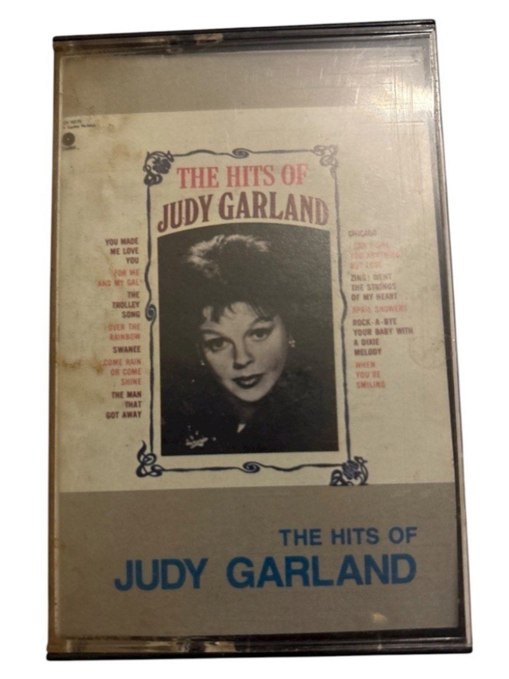 The Hits of Judy Garland Cassette Tape